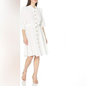 NWOT Calvin Klein Button Front Dress